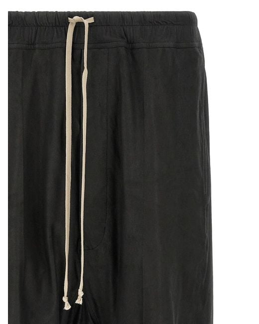 Rick Owens Black 'Rick S Pods' Bermuda Shorts for men