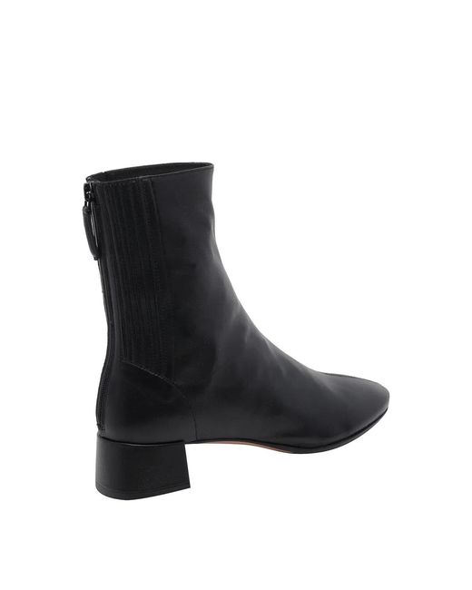 Aquazzura Black Tres Honore' Booties