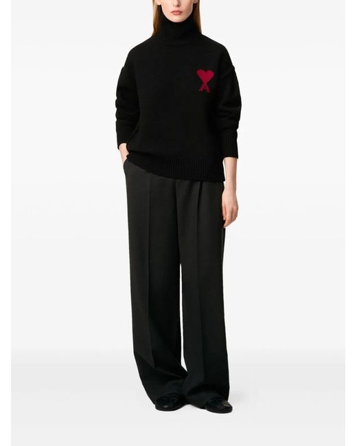 AMI Black Jersey With Uploaded Ami Neg Patch for men
