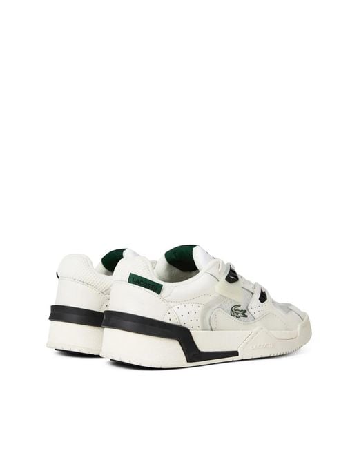 Lacoste White Lt 125 Logo Sneakers