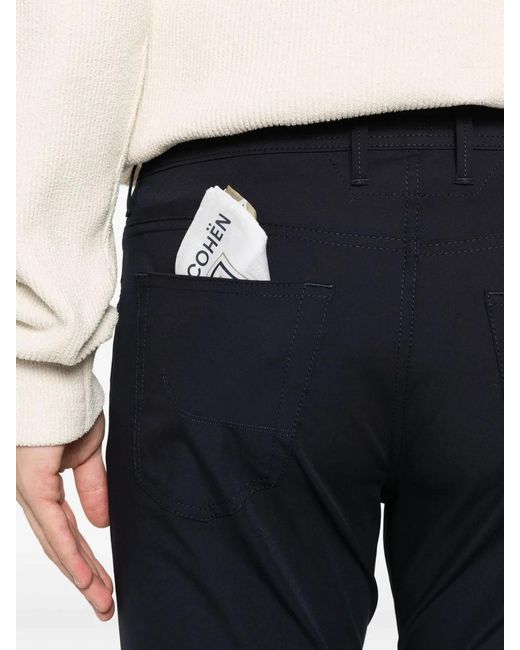 Jacob Cohen Black Polyamide Trousers for men