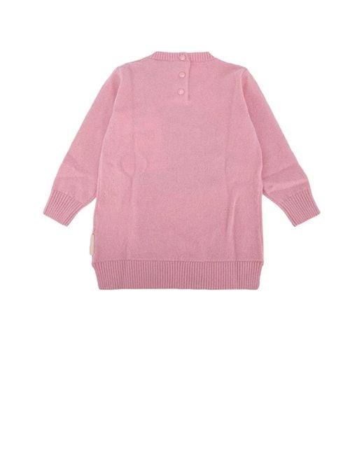 Moncler Pink Jr Abito