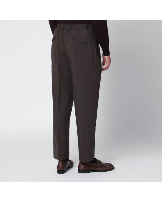 Santaniello Black Trousers for men
