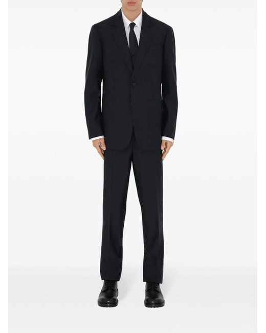 Burberry Blue Es24-Mw-Lar Trousers for men