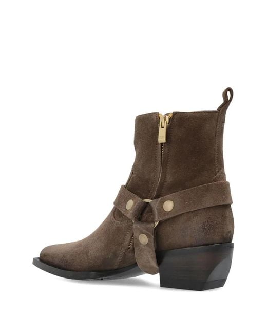 Golden Goose Deluxe Brand Brown Suede Footwear