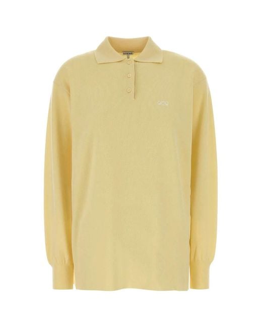 Loewe Yellow Polo Sweater