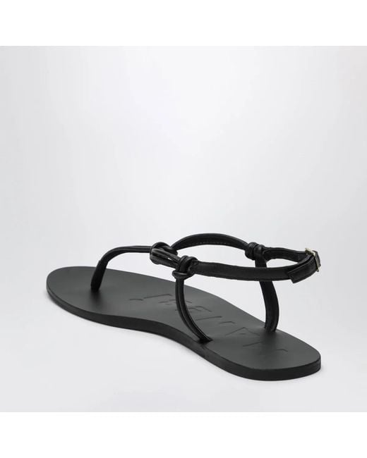 Manebí Brown Leather Flip-Flops