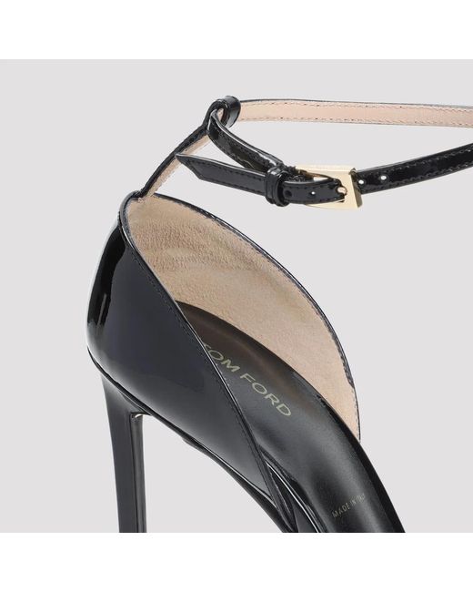 Tom Ford Metallic Calf Leather Pumps