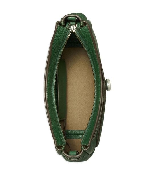 Tory Burch Black Romy Zip Top Crossbody