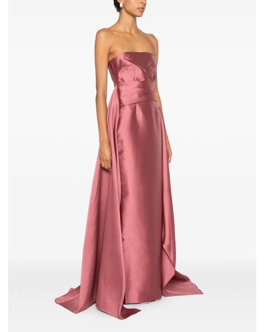 Solace London Pink Elara Maxi Dress