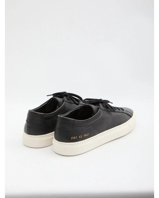 Common Projects Black Achilles Premium Sneakers for men