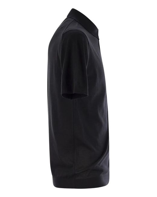 John Smedley Black Adrian for men