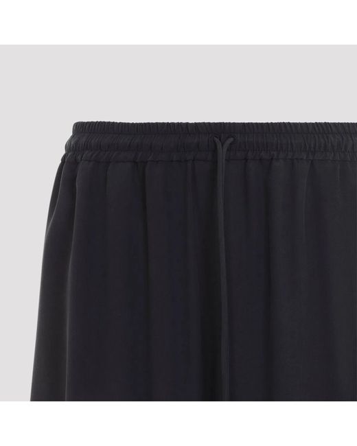 Max Mara Black Silk Genero Pants