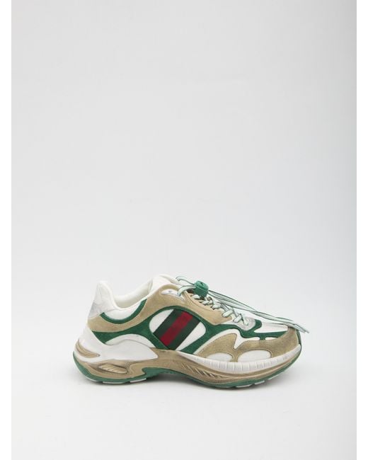 Gucci White Suede Sneaker for men