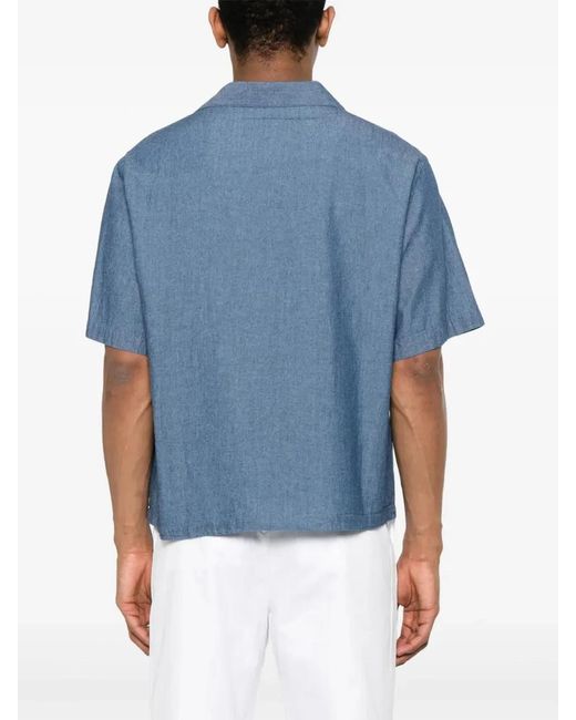 Aspesi Blue Jarvis Shirt for men