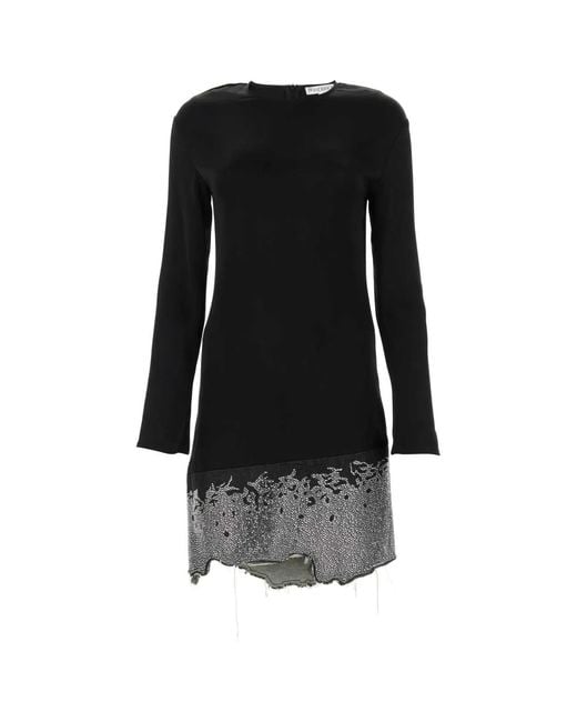 J.W. Anderson Black Triacetate Blend Dress
