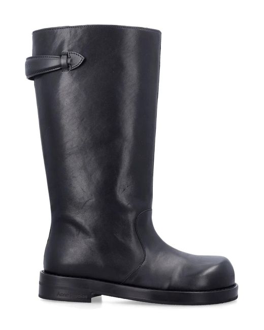 Acne Black High Leg, Raised Handle