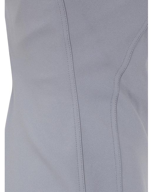 Rick Owens Brown "Bustier Gown" Dress