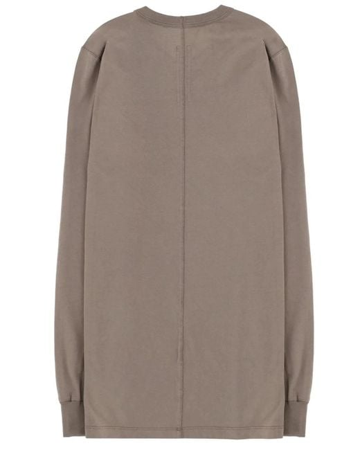 Rick Owens Brown Level Ls T-Shirt for men