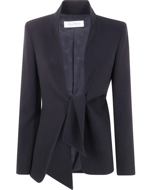 Max Mara Blue Elegant Jacket "Ghiotto"
