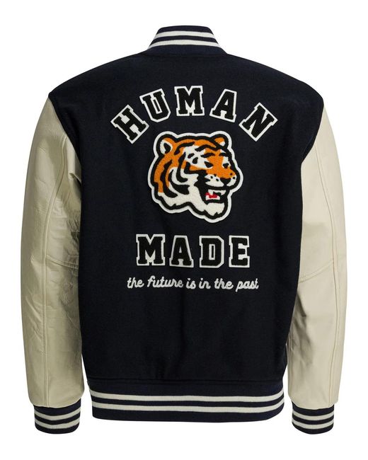 Human Made Black Wool Nylon Jacket for men