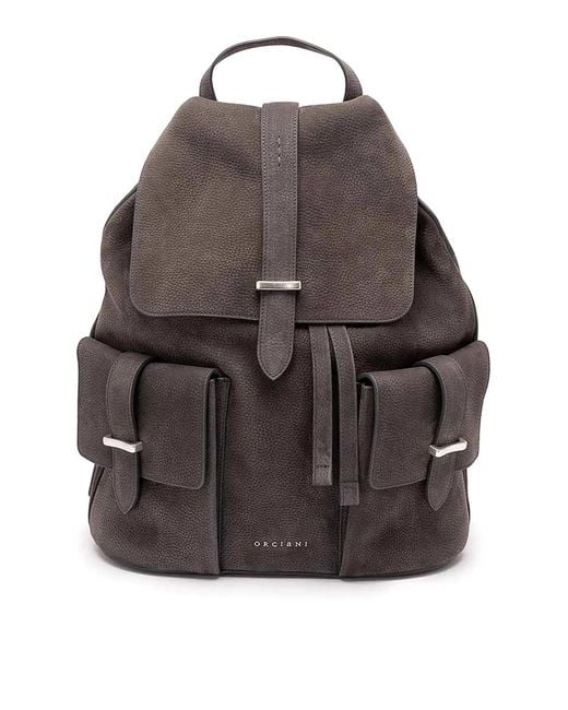 Orciani Gray 'Nabucco' Backpack for men