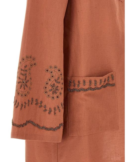 Fortela Brown 'Genevieve' Dress