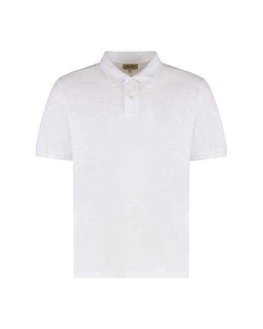 Woolrich White Cotton-Piqué Polo Shirt for men