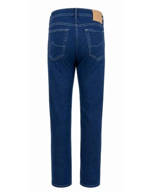 Jacob Cohen Blue Cotton Jeans for men