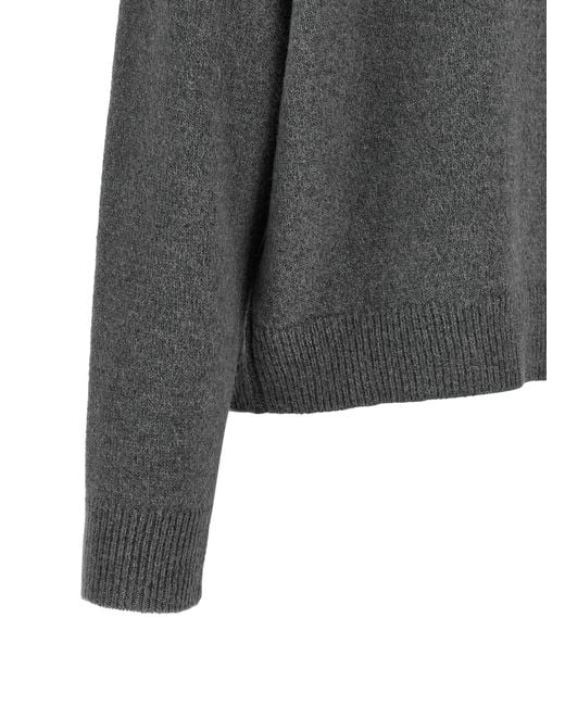 Peserico Gray Sequin Sweater