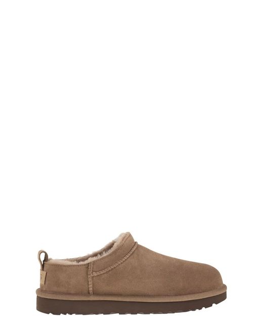 Ugg Brown Classic Micro Suede Sheepskin Boots