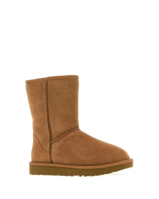 Ugg Brown Classic Short Ii Suede Boots