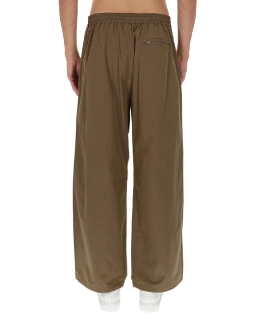 A.P.C. Brown Polyester-Cotton Trousers for men