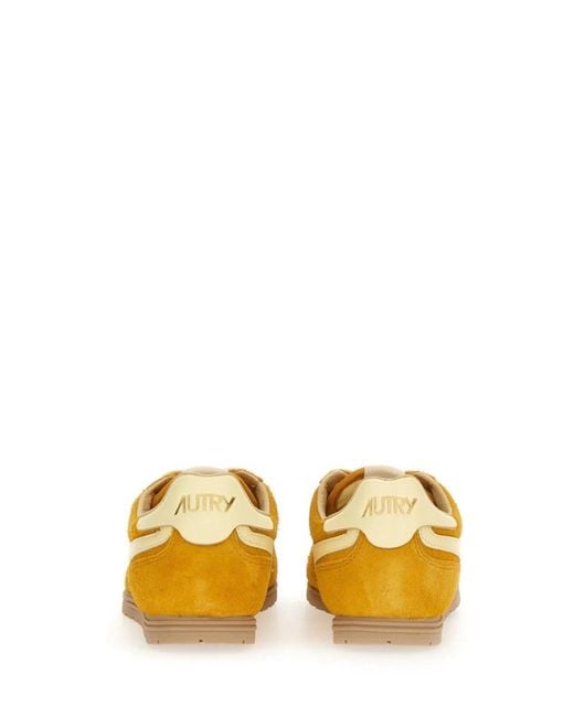 Autry Yellow "Windspin" Sneaker for men