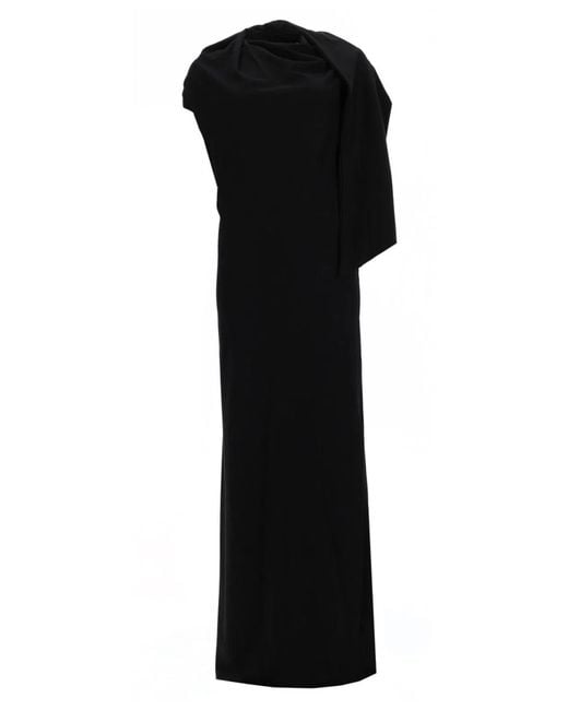 THE GARMENT Black Long Dress With Scarf