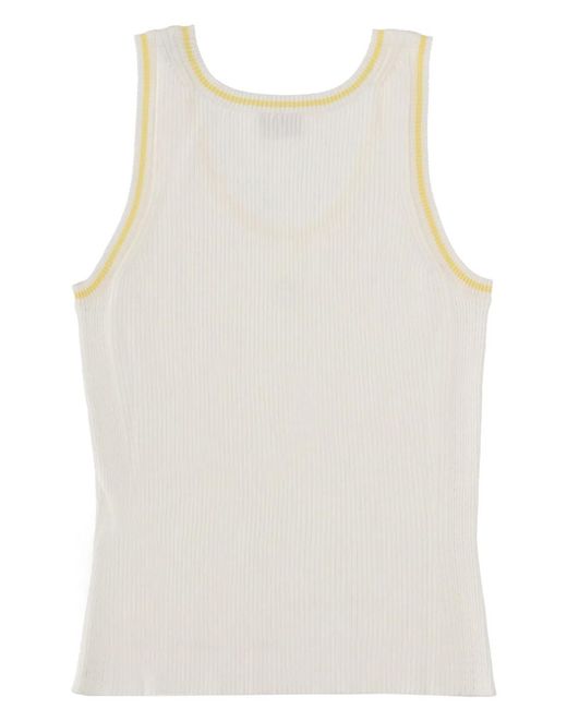 KENZO White Tank Top "Boke Flower 2.0"