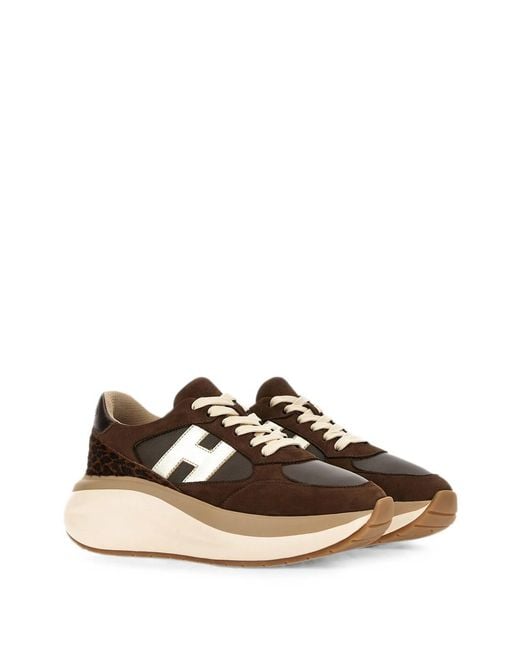 Hogan Brown Maxi I Active Sneakers