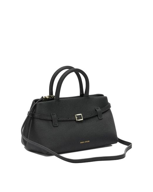 MANU Atelier Black "Le Cambon 25" Small Handbag