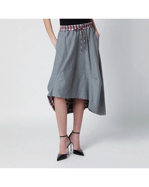 Vivienne Westwood Gray Aerodrome Skirt