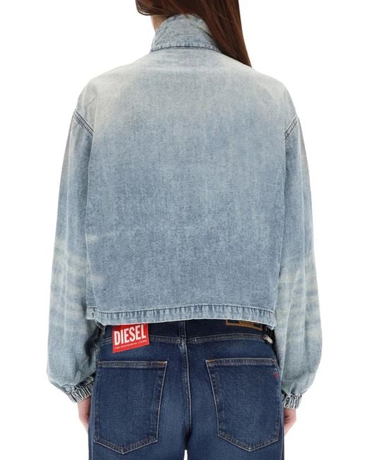 DIESEL Blue Deflowyes Jacket