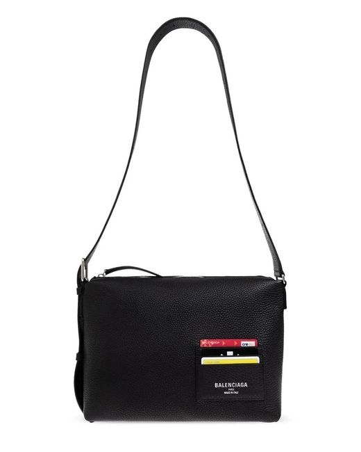 Balenciaga Black Credit Messenger for men