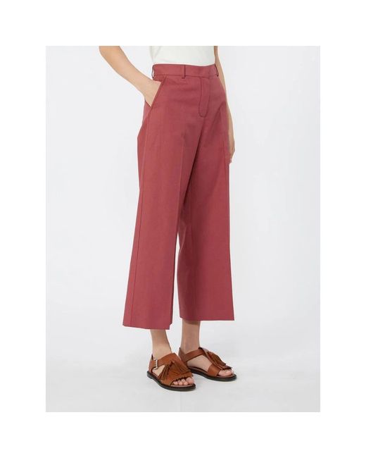 Weekend by Maxmara Red Wkdzircone Trouser