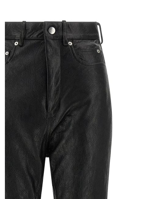 Rick Owens Black 'Bolan Bootcut' Pants