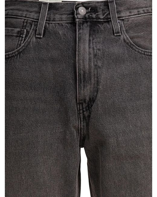 Levi's Gray "568 Straight" Jeans for men