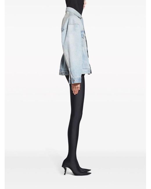 Balenciaga Blue Hourglass Denim Jacket