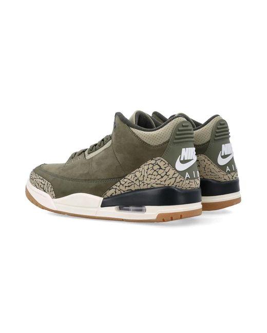 Nike Green 3 Retro "Medium" Sneakers for men