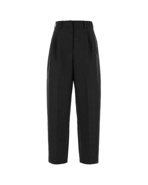 Givenchy Black Charcoal Wool Pant
