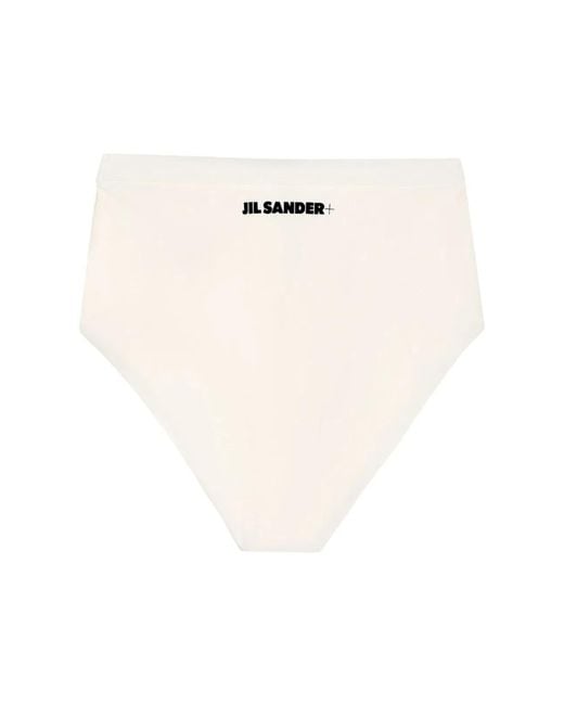 Jil Sander White Bottom Bikini