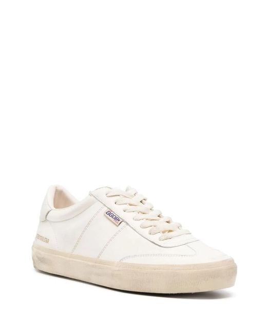 Golden Goose Deluxe Brand White Soul-Star Leather Sneakers for men