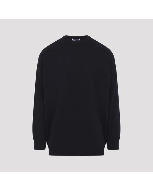 Jil Sander Blue Wool Jumper for men